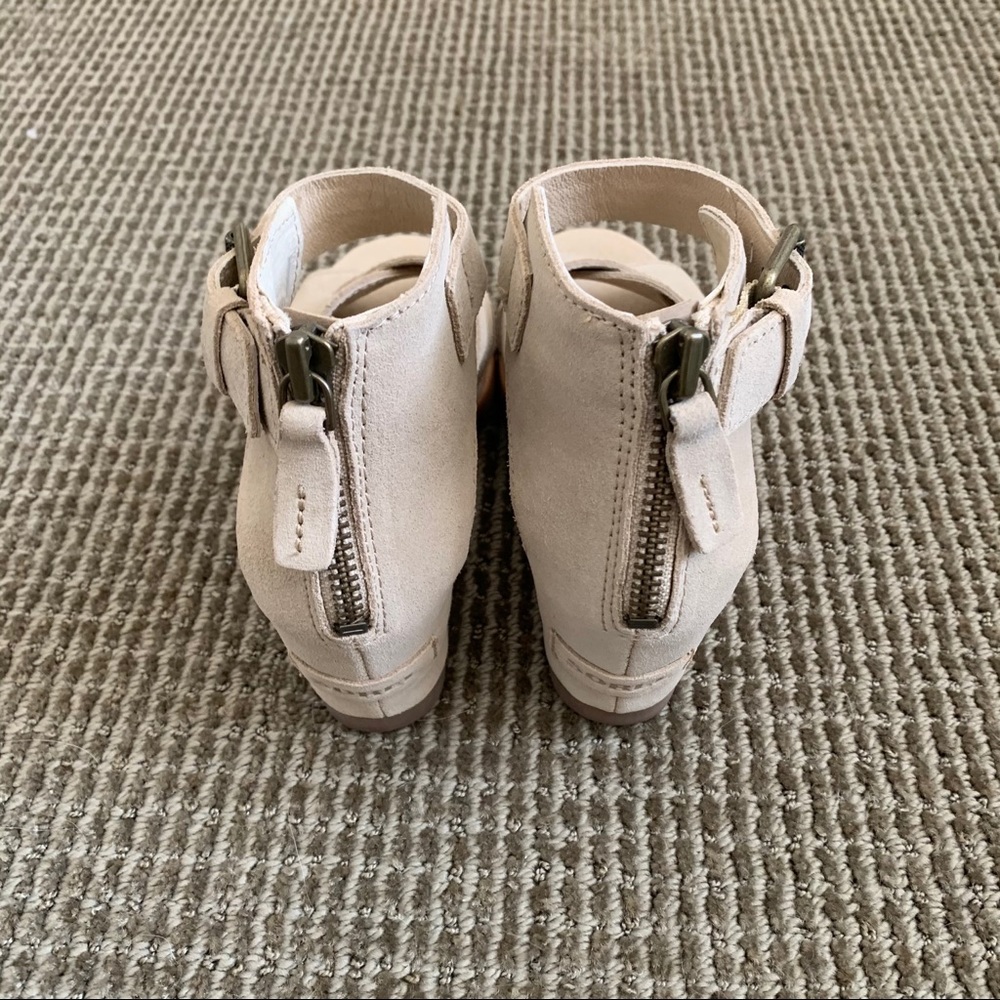 Sorel Joanie II Cream Wedge Sandals - Picture 10 of 10